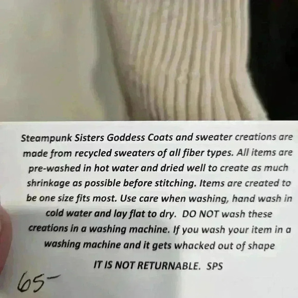 Steampunk Sisters Long Sleeve Ribbed Pullover Sweater Sz M Whimsygoth - Picture 6 of 13